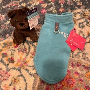 Blue Dog Fleece Vest & Plush Bear